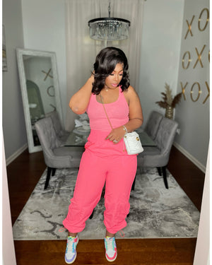 “Chill Jogger” set Pink