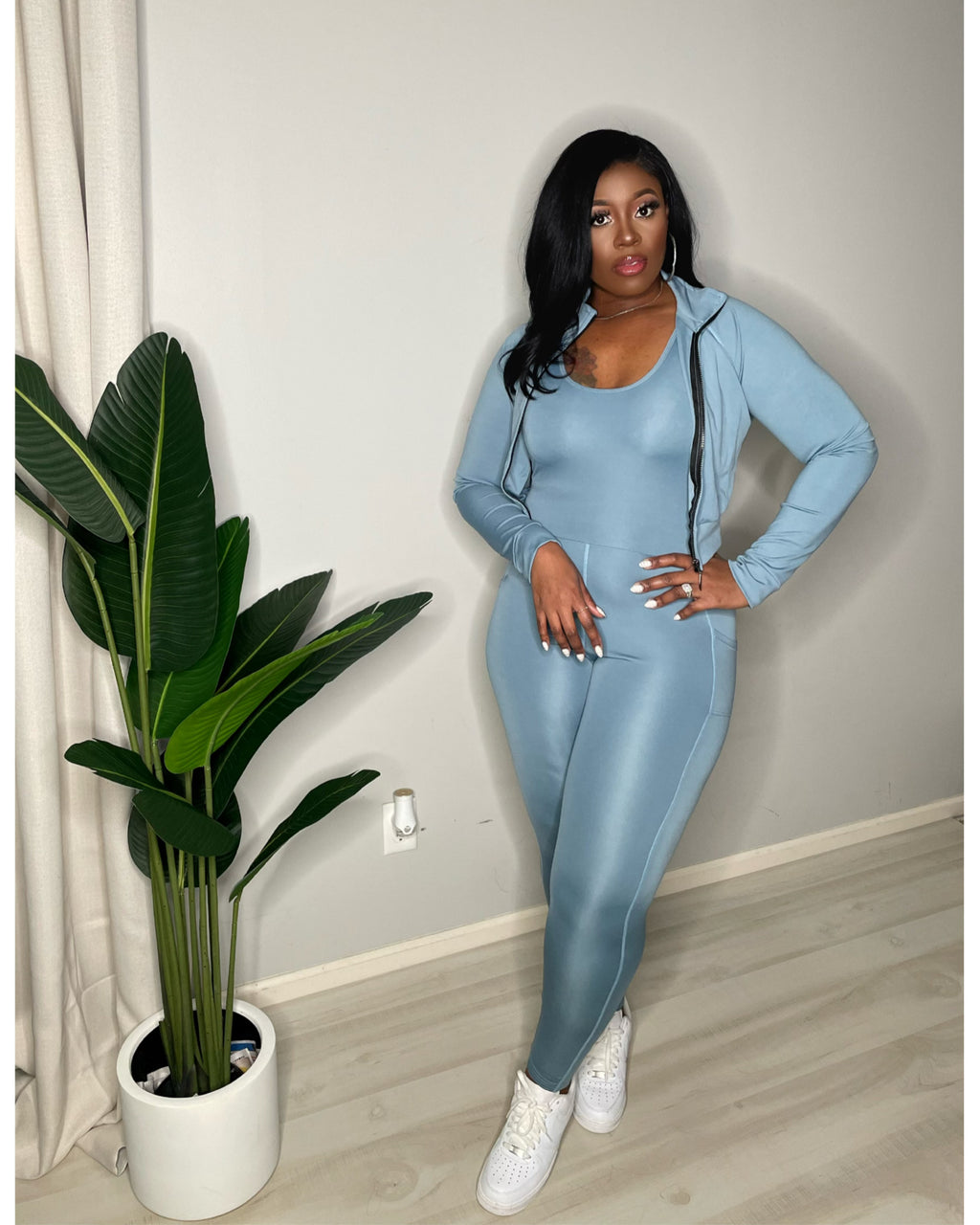“Workout Bae” Blue